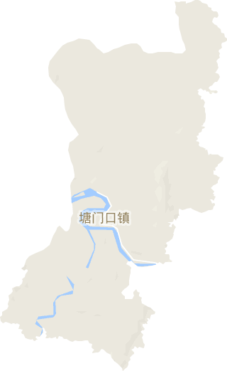 塘門口鎮電子地圖