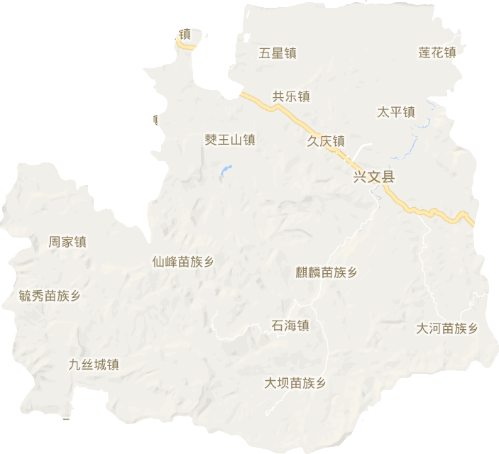 興文縣電子地圖