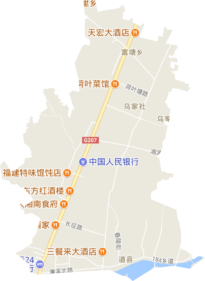 濂溪街道電子地圖