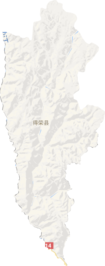 得榮縣電子地圖