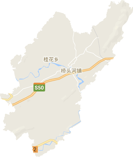 橋頭河鎮電子地圖