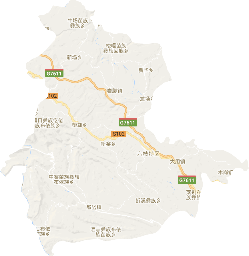 六枝特區電子地圖