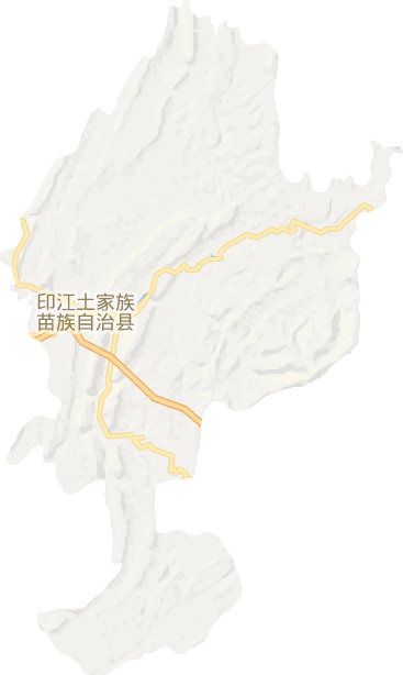 印江土家族苗族自治縣電子地圖