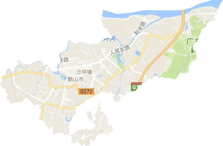 沙坪街道電子地圖