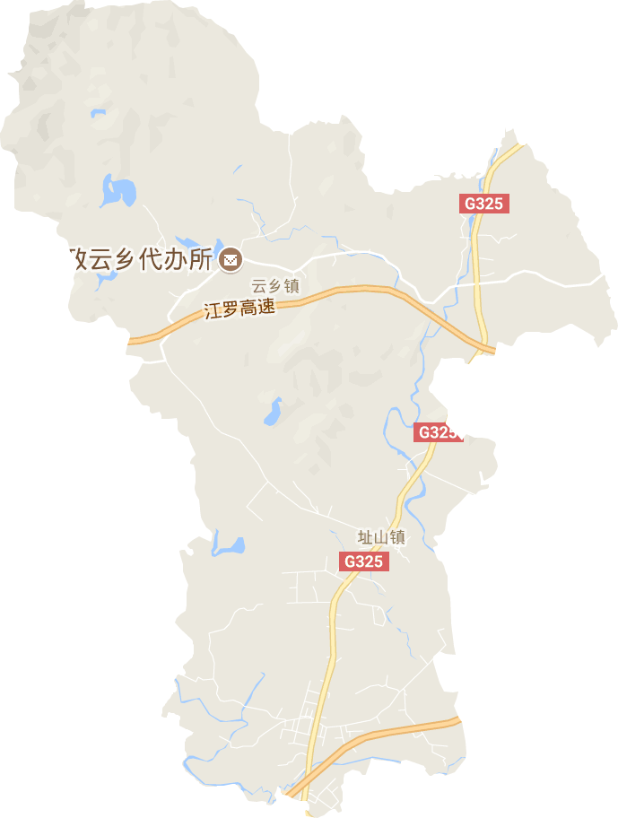 址山鎮電子地圖