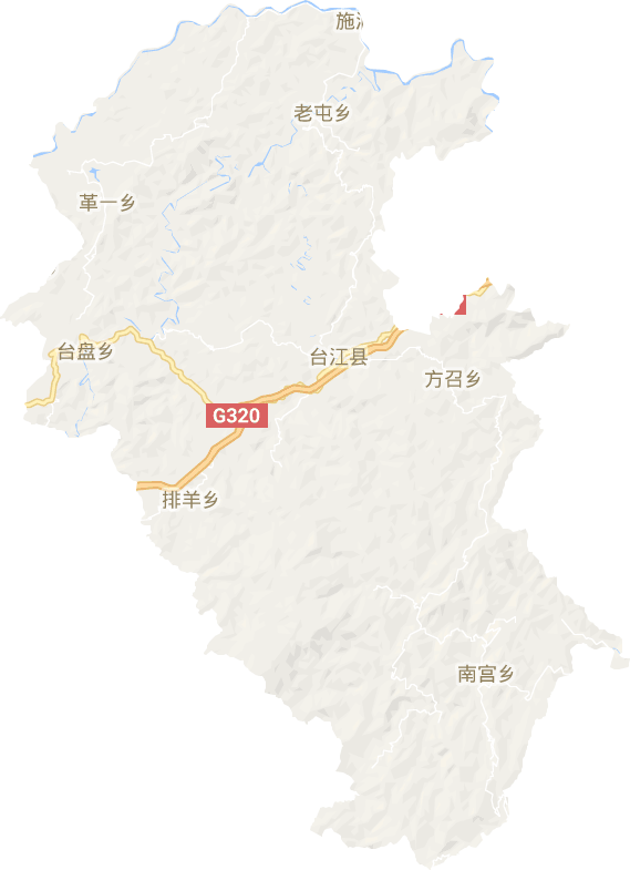 臺江縣電子地圖