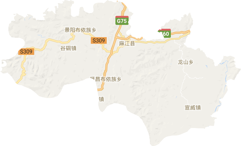 麻江縣電子地圖