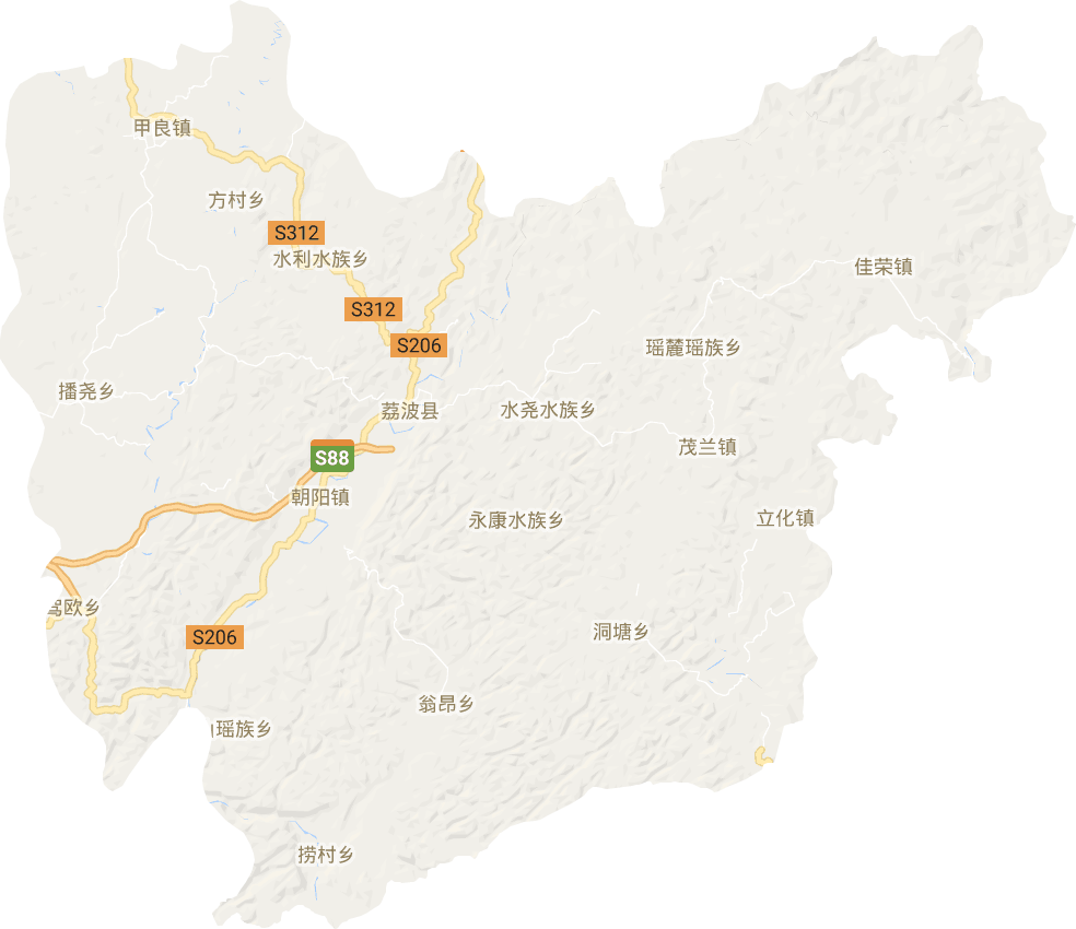 荔波縣電子地圖