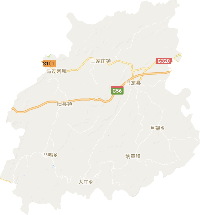 馬龍縣電子地圖