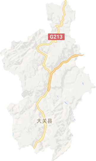 大關縣電子地圖