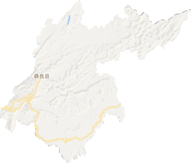 彝良縣電子地圖