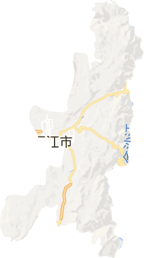 古城區電子地圖