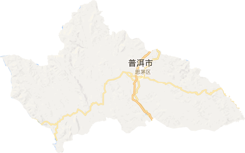 思茅區電子地圖