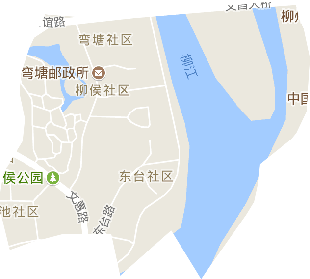 公園街道電子地圖