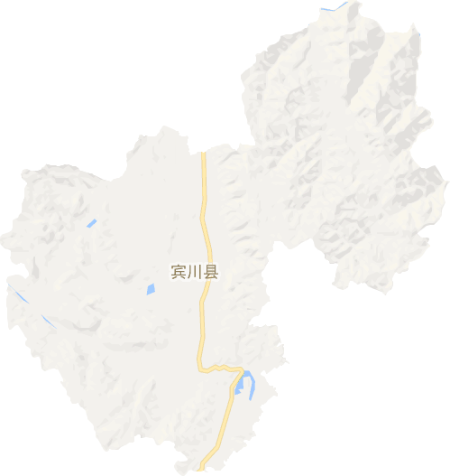 賓川縣電子地圖