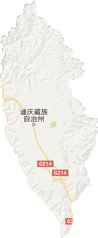 香格里拉市電子地圖