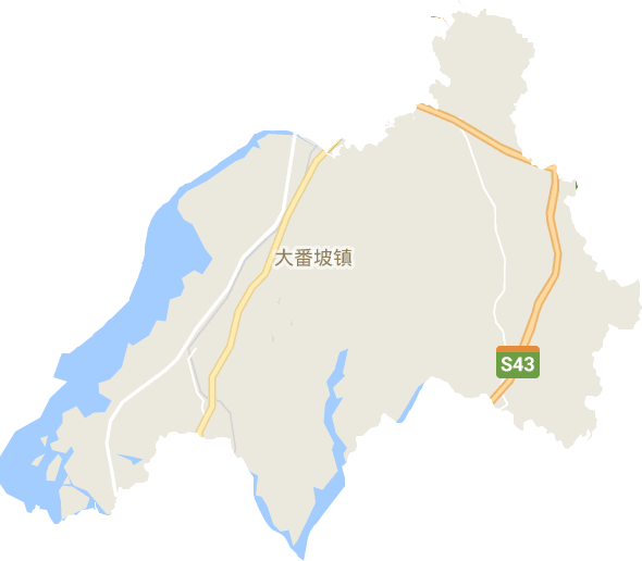 大番坡鎮電子地圖
