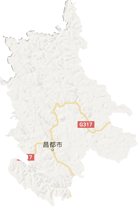 卡若區電子地圖