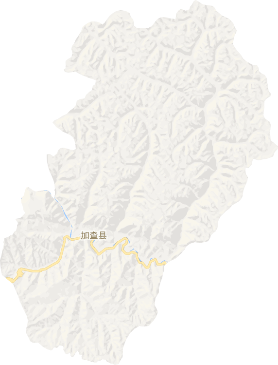 加查縣電子地圖