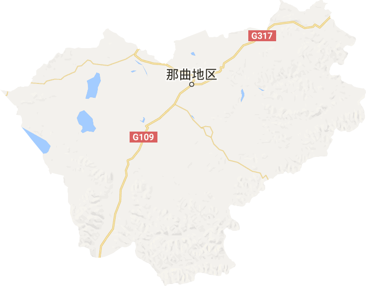 那曲縣電子地圖