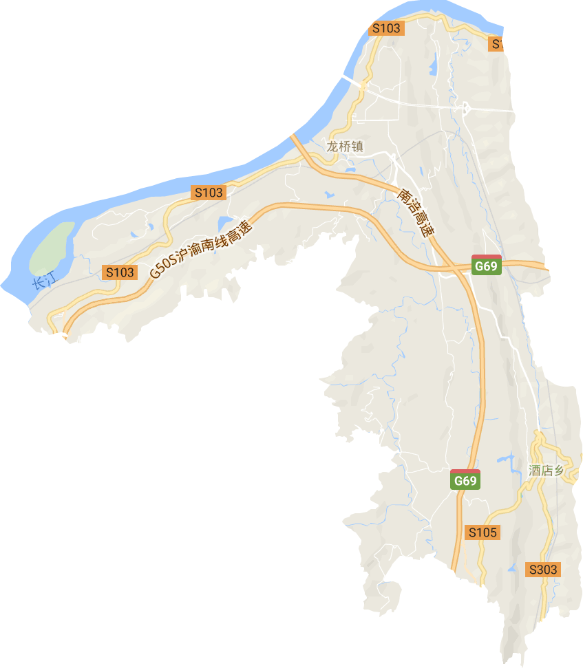 龍橋街道電子地圖