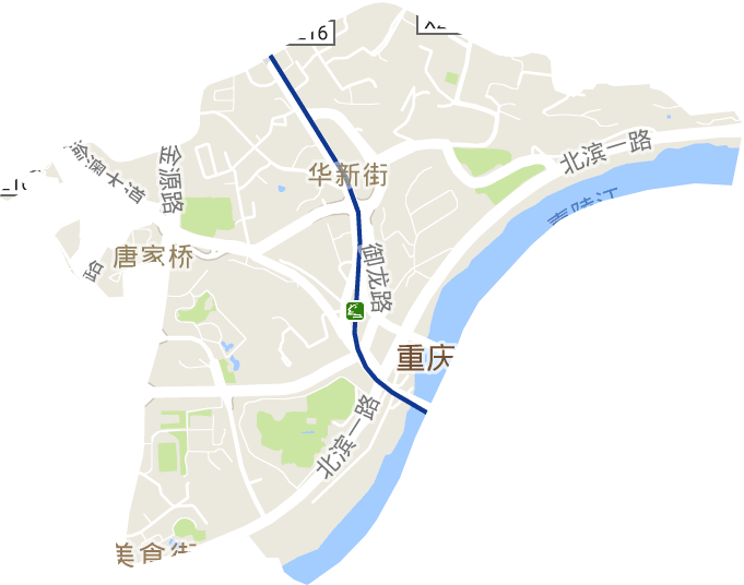 華新街街道電子地圖