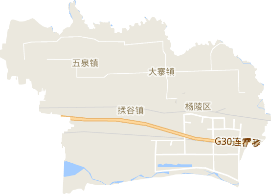 楊陵區(qū)電子地圖