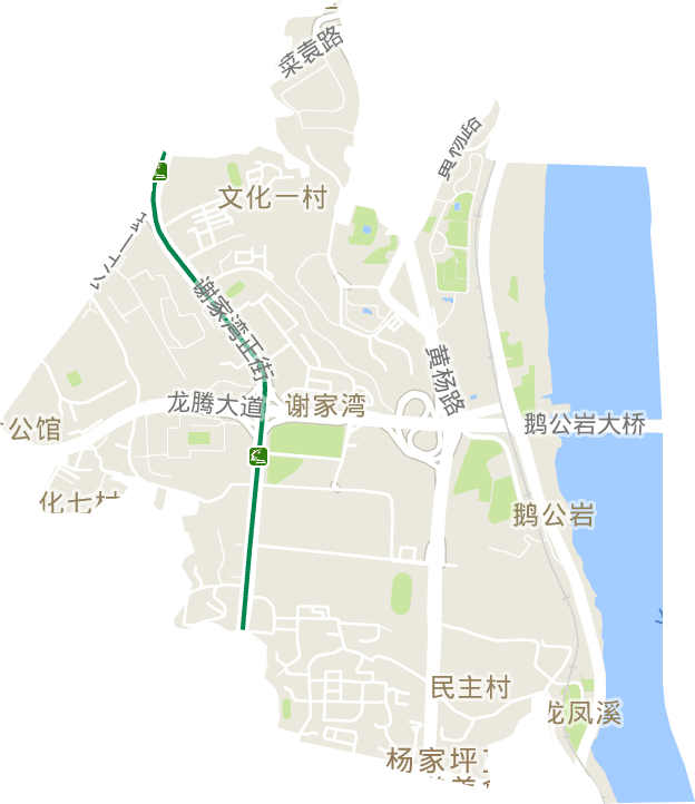 謝家灣街道電子地圖