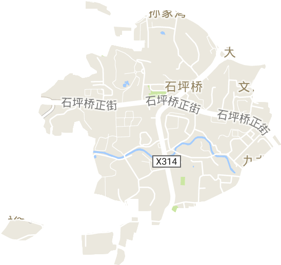 石坪橋街道電子地圖