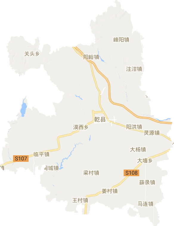 乾縣電子地圖