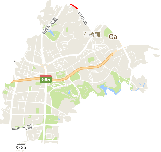 石橋鋪街道電子地圖