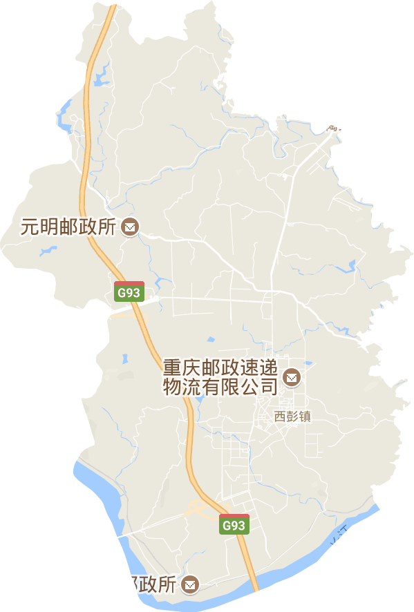 西彭鎮(zhèn)電子地圖