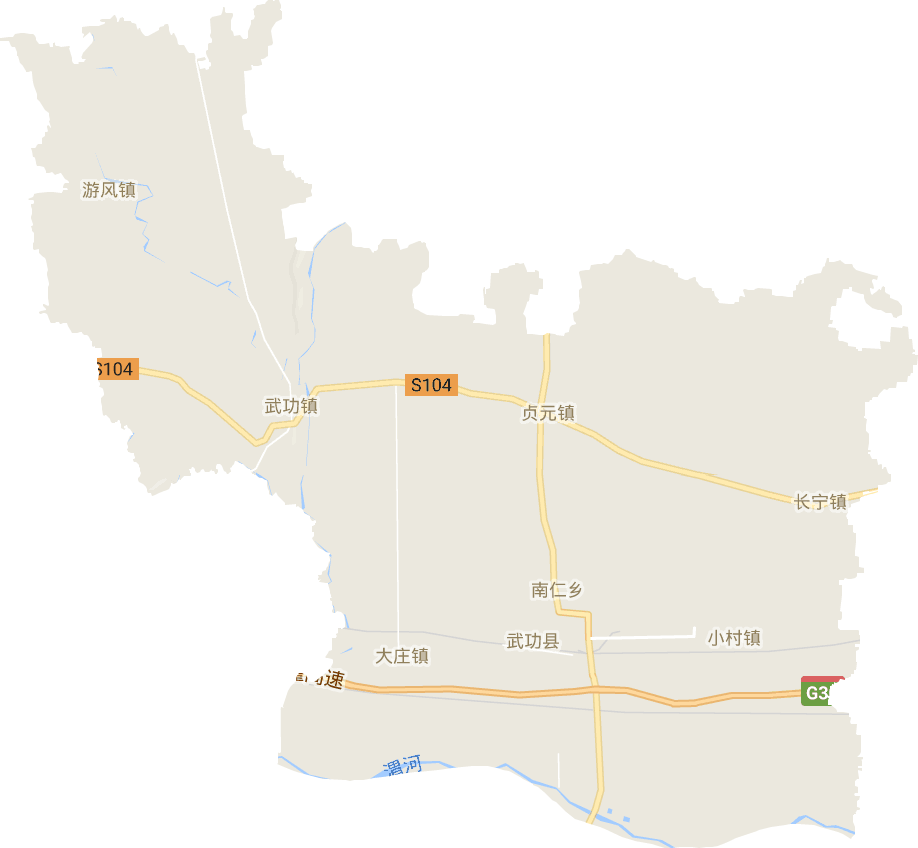 武功縣電子地圖