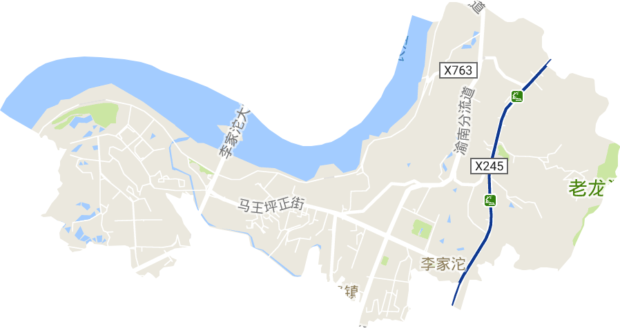李家沱街道電子地圖