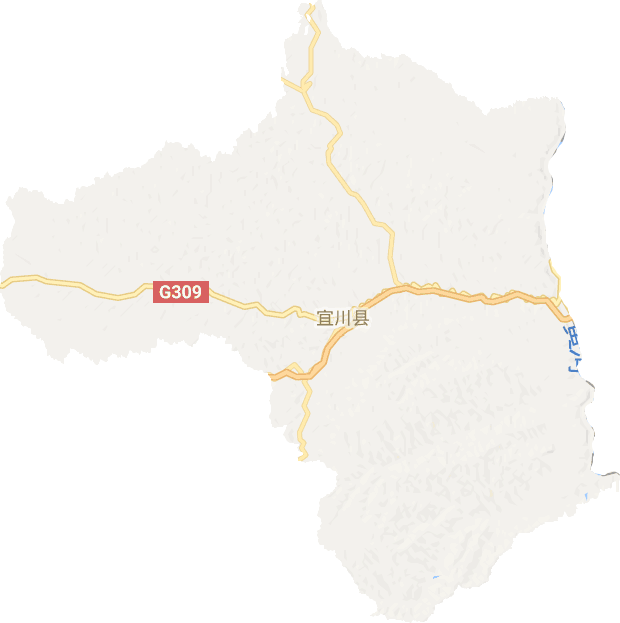 宜川縣電子地圖