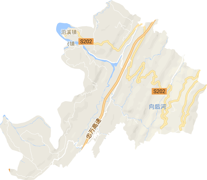 沿溪鎮電子地圖