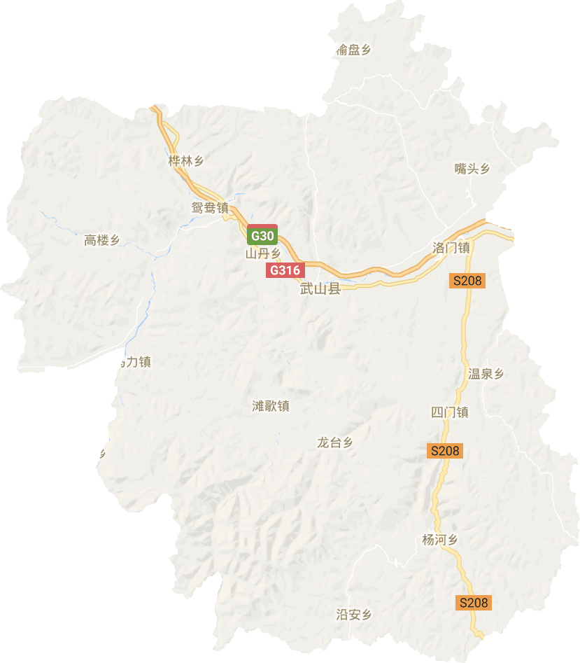 武山縣電子地圖