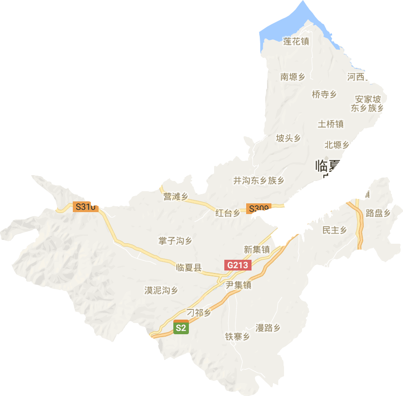 臨夏縣電子地圖