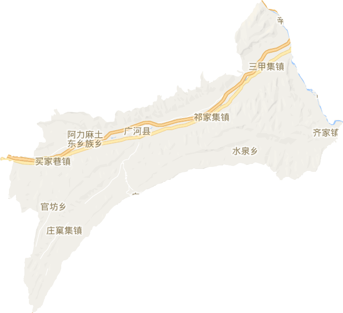 廣河縣電子地圖
