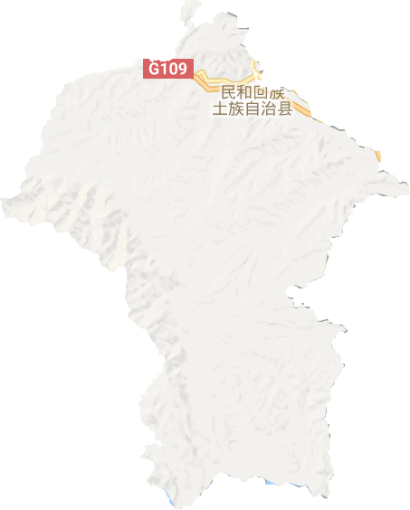 民和回族土族自治縣電子地圖