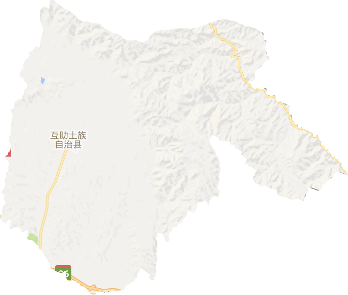 互助土族自治縣電子地圖