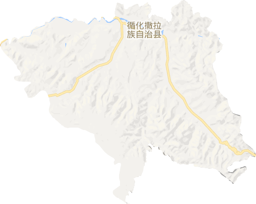 循化撒拉族自治縣電子地圖