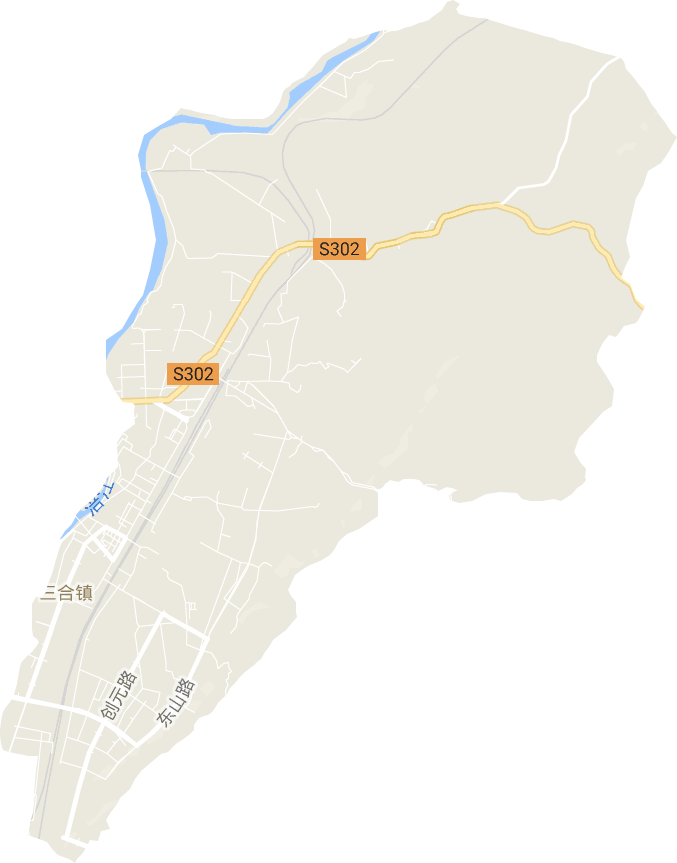 三合鎮電子地圖