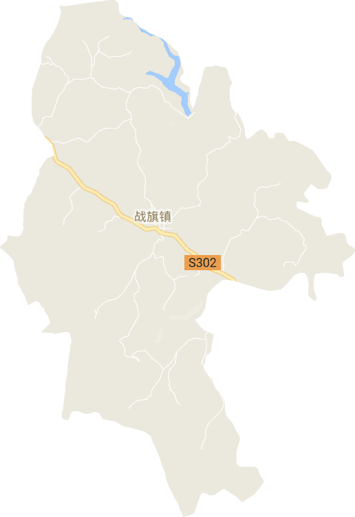 戰旗鎮電子地圖