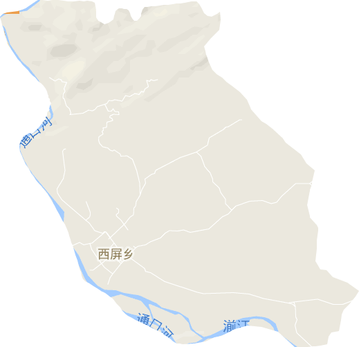 西屏鄉電子地圖