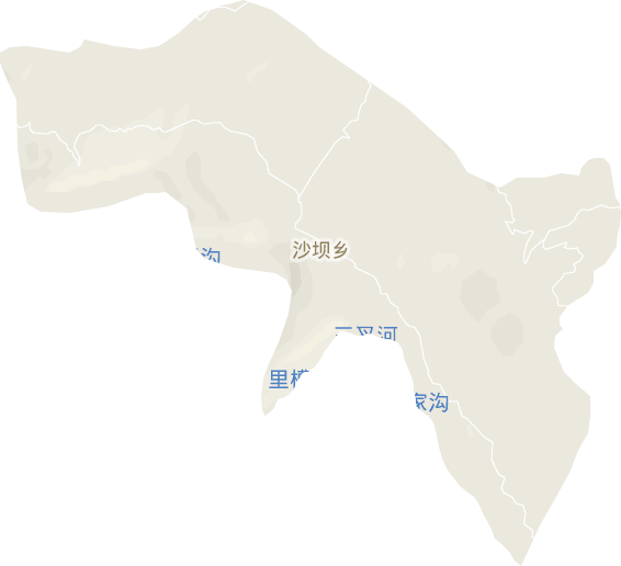 沙壩鄉電子地圖
