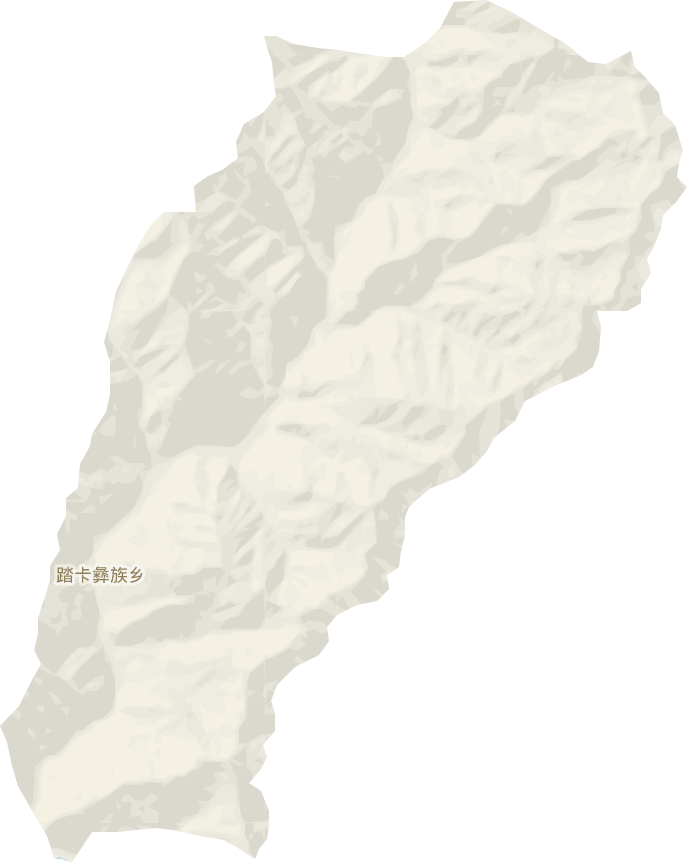 踏卡彝族鄉(xiāng)電子地圖