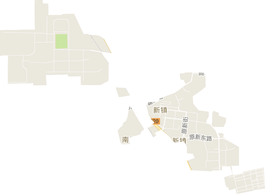 新鎮街道電子地圖