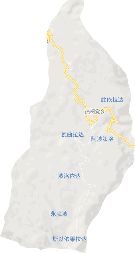 熱柯覺鄉(xiāng)電子地圖