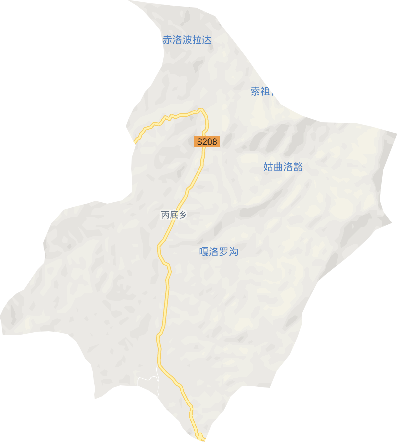 丙底鄉電子地圖